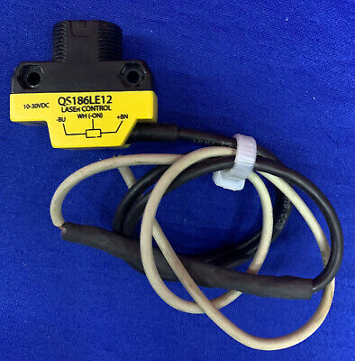 Banner Laser Control QS186LE12 Photoelectric Sensor Class 1 10-30 VDC