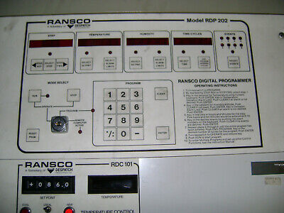 RANSCO DESPATCH-BEDIENFELD RDP 202 MIT RDC 101 TEMPERATURREGELUNG 