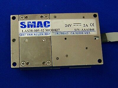 SMAC LAS20-005-52 MOD827 VCM ACTUADOR LINEAL 5 mm CARRERA 24 VCC 2 A