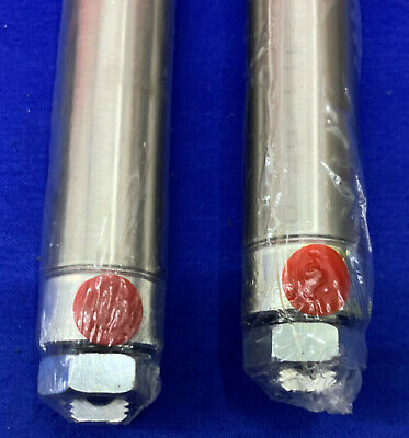 Lot of 2 Bimba Stainless Pneumatic Cylinder Rods C-0913 5-DXP