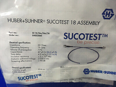 HUBER+SUHNER ® ST-18/Nm/Nm/36 SUCOTEST 18 MONTAGE