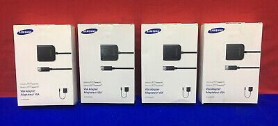 CANTIDAD 4 - ADAPTADORES DE VIDEO VGA DONGLE NEGRO SAMSUNG AA-AH2NMHB/US SERIE DE ACCESORIOS