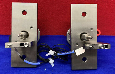 Lot of 2 SMC NCQ7B075-075S Pneumatic Air Actuator Cylinder w/ Keyence FU-48