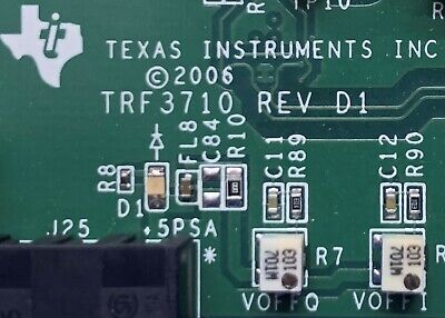 Módulo de evaluación TRF3701 REV D1 de Texas Instruments, herramienta de desarrollo de RF