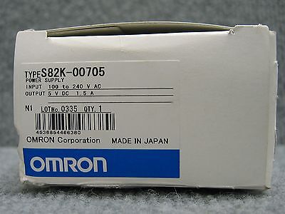 NEW OMRON S82K-00705 LOT NO. 0335 POWER SUPPLY