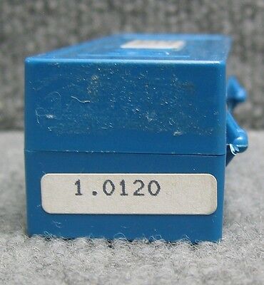 DELTRONIC 1.0120 PIN GAGE GAUGE LENGTH 3.5"