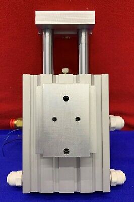 SMC CXSM32-50 Doppelstangen-Führungszylinder mit SMC D-Z76-Sensoren 