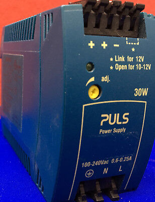 PULS ML30.102 POWER SUPPLY 30W 100-240 VAC 0.6-0.25A