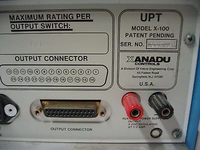 TEMPORIZADOR PROGRAMADOR UNIVERSAL XANADU MODELO UPTX-100 115 V