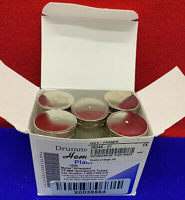 COLE-PARMER DRUMMOND 06344-01 HEMATOCRIT TUBES APPOXIMATE QTY OF 800+ TUBES