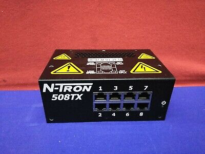 CONMUTADOR ETHERNET INDUSTRIAL N-TRON 508TX DE 8 PUERTOS 