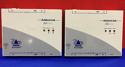 Lot of 2 AdderLink XLSliver CAT 5 EXTENDER ALSTX 5V DC