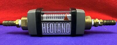 Hedland Water Flowmeter H205B-020 / .2-2.0 GPM / 1.0-.5 LPM / 1/4” brass