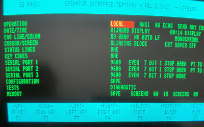 GE Fanuc Operator Interface Color IC600KD512 F / 44A295081-003R06 12” Screen