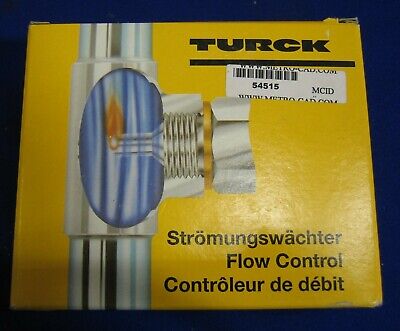 SENSOR EN LÍNEA DE CONTROL DE FLUJO TURCK D-45472 FCS-N1/2A4P-LIX-H1141 6871041