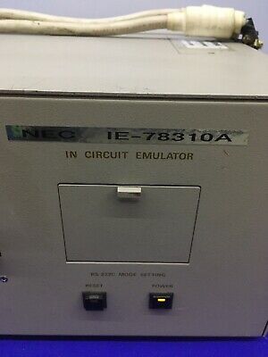 NEC IE-78310A SN EC6A601394 IN CIRCUIT EMULATOR 50/60HZ 400W FOR PARTS/REPAIR