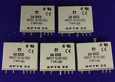 QTY 5 - OPTO22 / OPTO 22   GA IDC5 / G4IDC5 INPUT MODULES