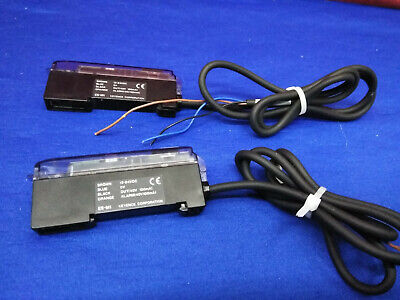 1 LOT QTY OF 2 - KEYENCE ES-M1  PROXIMITY SWITCH AMPLIFIER