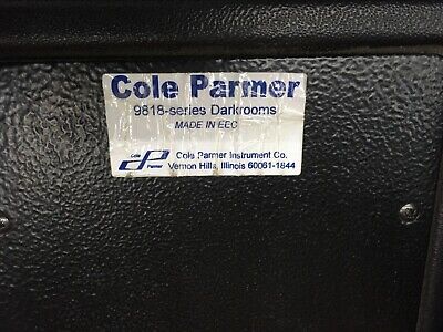 Salas oscuras de Cole Parmer Cole-Parmer Instruments Co. Serie 9818 