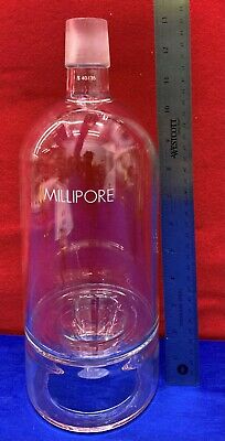 Millipore Ground Joint Flask Glass Vacuum Receiving Filtration Flask 40/35