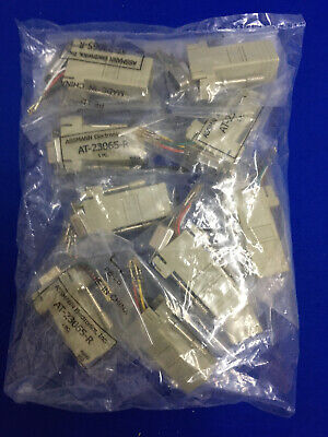 1 BAG/PKG OF QTY 10 ASSMANN ELECTONICS AT-23065-R ADAPT DB9F TO 6P6C JACK BEIGE