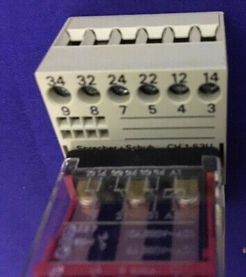 SPRECHER+SCHUH CH1-3W-24VDC-M / CH13W24VDCM RELAY & CH 1-S3U / RELAY SOCKET