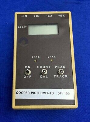 COOPER INSTRUMENTS DFI 100/ DFI-100 DIGITAL SIGNAL CONDITIONER HAND-HELD