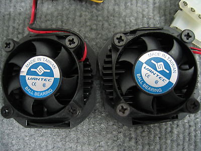 VANTEC BALL BEARING FAN SELLING AS '1 LOT OF QTY 2 FANS'