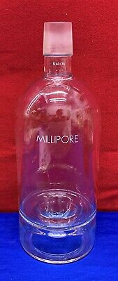 Millipore Ground Joint Flask Glass Vacuum Receiving Filtration Flask 40/35