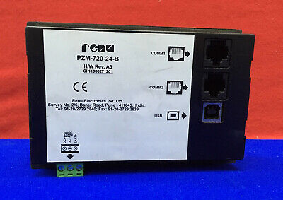 RENU ELECTRONICS PZM-720-24-BH/W REV A3 OPERATOR INTERFACE PANEL