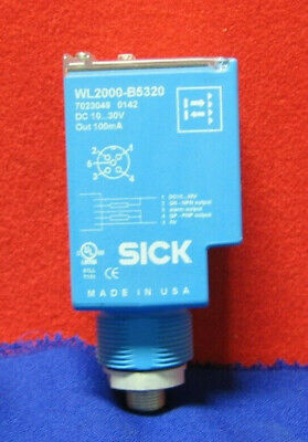 SICK WL2000-B5320 (7023049) PHOTOELECTRIC RETRO REFLECTIVE SENSOR