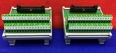 Lote de 2 - Módulo de bloque de terminales de 34 cables IMIDC/34/H/L de Connectwell