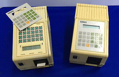 QTY 2 - SATO CORP  M-3200 BAR CODE PRINTERS FOR PARTS/REPAIR