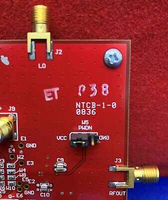 HERRAMIENTAS DE DESARROLLO DE RF TRF3701 / TRF3702 REV B DE TEXAS INSTRUMENTS