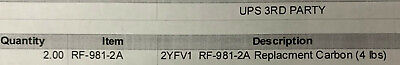 QTY 2 - EXTRACT-ALL RF-981-2A REPLACEMENT CARBON FOR ALL 981 REFILLABLE MODULES