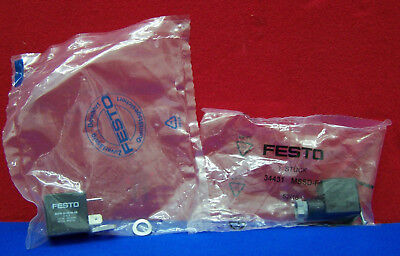 ZÓCALO DE SOLENOIDE FESTO 34431 MSSD-F Y BOBINA DE SOLENOIDE 34415 MSFW-24-50/60-OD