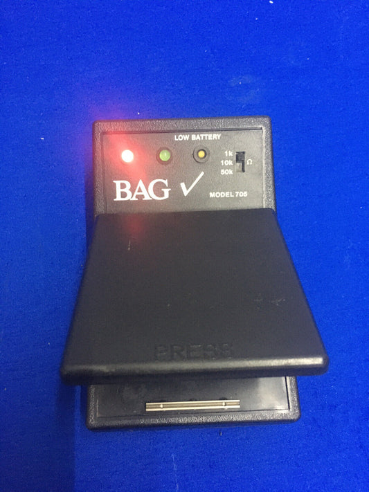 BAG CHECK 3M ELECTRICAL SPECIALTIES DIVISION 705 GETESTET, UM EINZUSCHALTEN