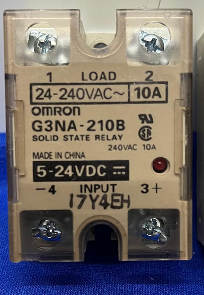 OMRON G3NA-210B SOLID STATE RELAY 5-24VDC LOT OF 3