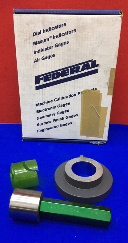 MAHR FEDERAL JET AIR RING GAGE SET DR50-CS2-2.0920-2 & 29C01 2.0920 MASTER CL-X