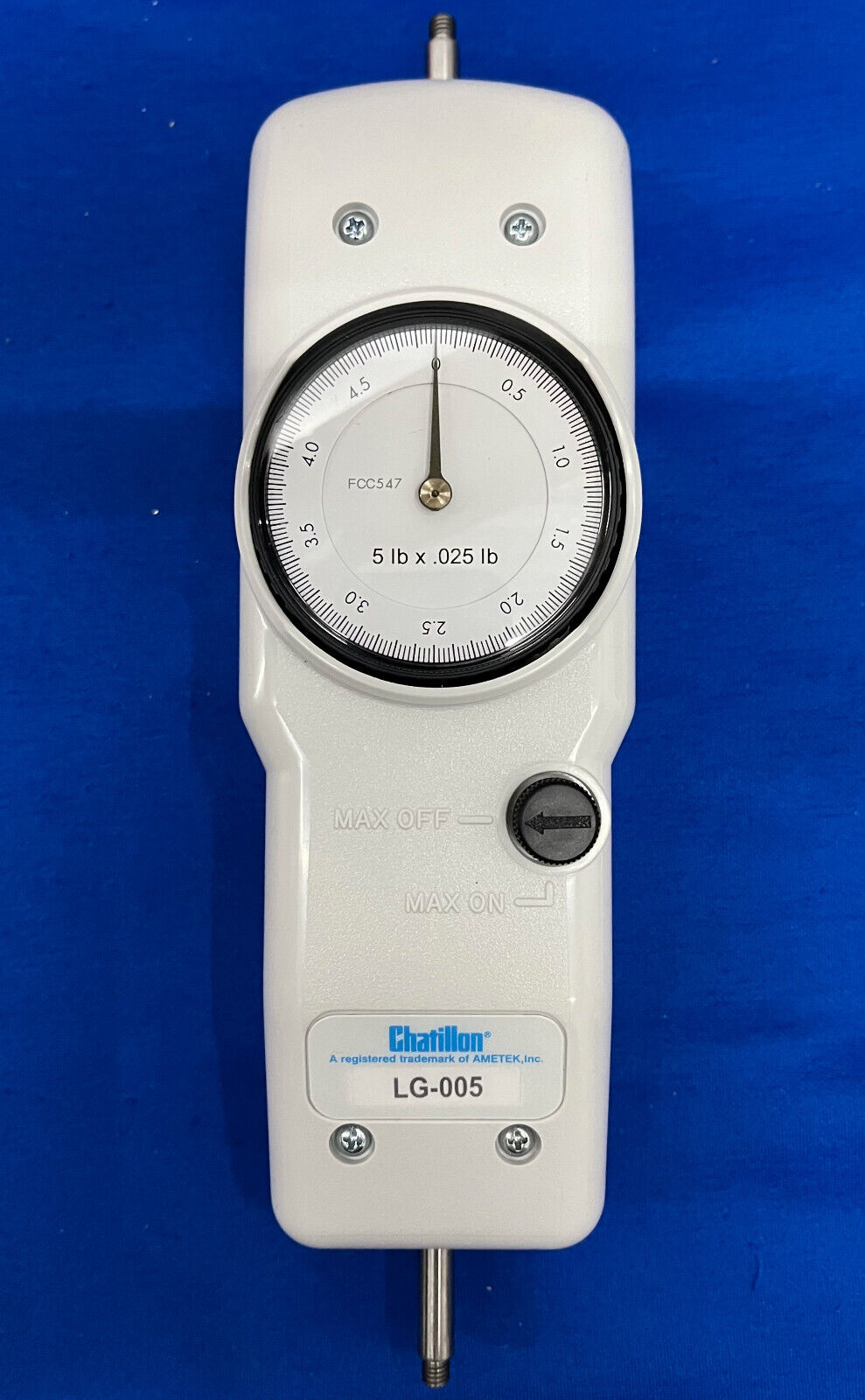 CHATILLON AMETEK LG-005 MECHANICAL TENSION FORCE GAUGE 5LB MAX