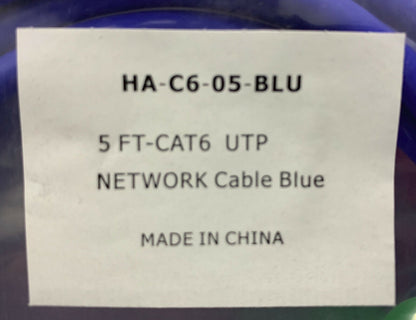 20 Stück – blaue Cat52e-/Cat6UTP-Netzwerkkabel – Anzahl der Stile siehe Anzeige