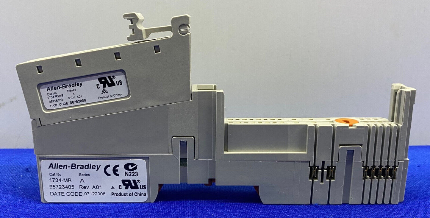 Allen Bradley AB 1734-TBS 1734TBS SERIE A - CONSTA DE: 1734-RTBS Y 1734-MB