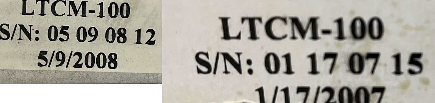 CHATILLON LTCM-100 - 1 LOTE CANTIDAD 2 - VENTA PARA REPARACIÓN/PIEZA