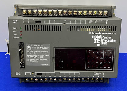 TEXAS INSTRUMENTS / SIEMENS 315DR RELÉ DEL MÓDULO DEL PROCESADOR CENTRAL