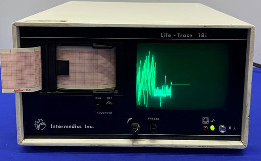 INTERMEDICS LIFE-TRACE 18i STRESS TEST RECORDER & MONITOR - FOR PARTS/REPAIR