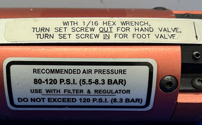 DMC DANIELS MANUFACTURING CORP, WA22AE, HERRAMIENTA DE ENGARCE NEUMÁTICA, 80-120 PSI