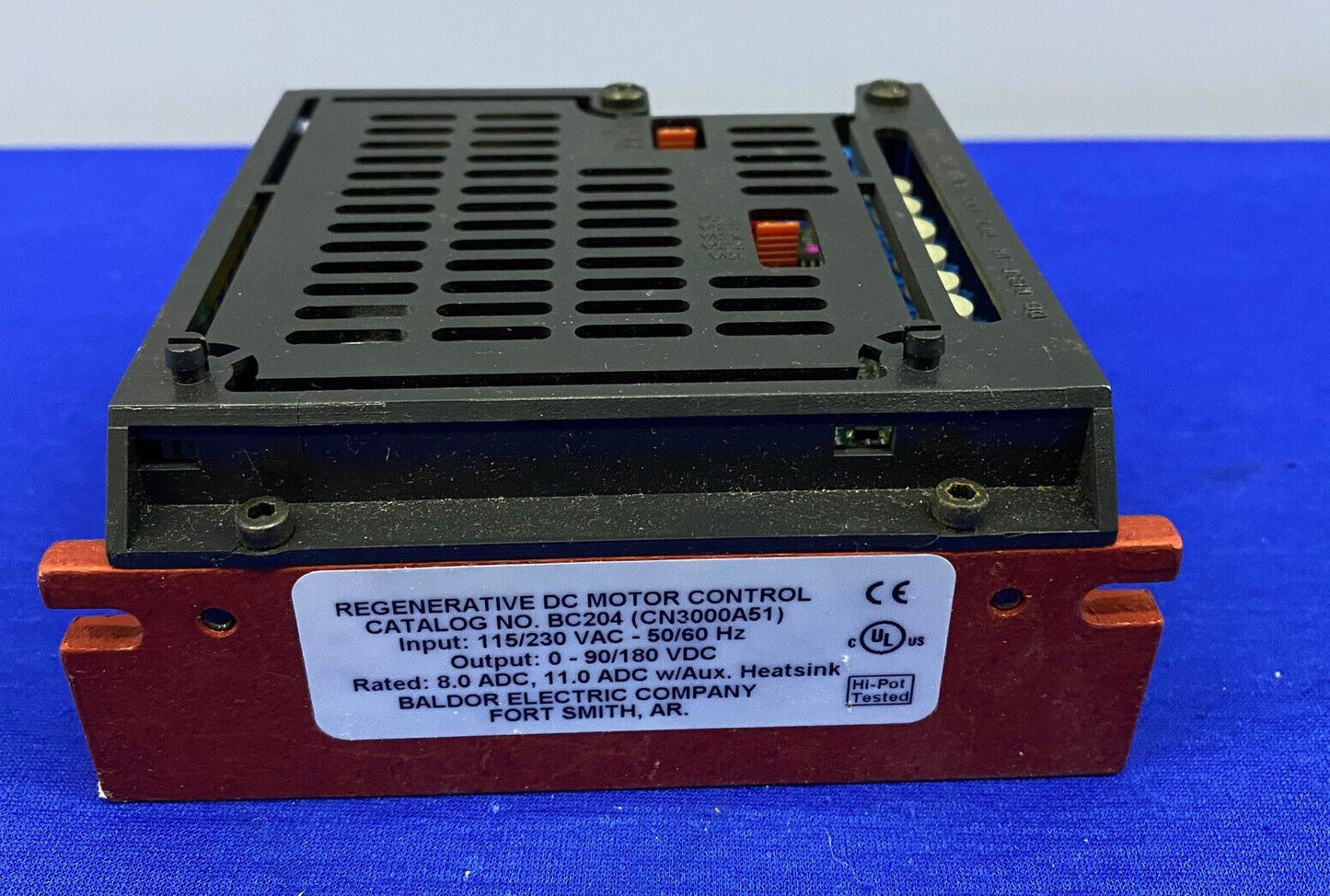 CONTROL DE MOTOR DE CC REGENERATIVO BALDOR ELECTRIC BC204 (CN3000A51)