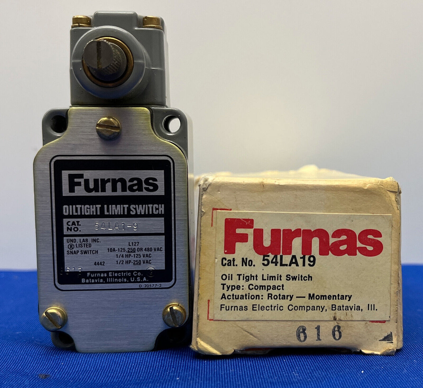 FURNAS OILTIGHT LIMIT SWITCH 54LA19 / 54LA1-9 (Old Stock)