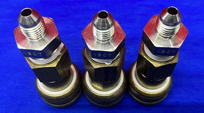 Lot of 3 Foster FM3 Pneumatic Quick Disconnect Socket Coupling 1/4”FM3203 Brass