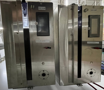 CUSTOM VERTICAL DOUBLE SS LOW TEMP AMBIENT TO 110F SOAKING CURING OVEN